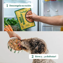 Cargar imagen en el visor de la galería, WB Comida Cocinada Pollo para perro 400g