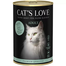 Cargar imagen en el visor de la galería, Cat's love menú pavo y aceite de salmón gato 400g