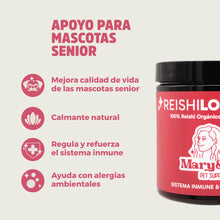 Cargar imagen en el visor de la galería, Mary&Trufa Reishi Longevity 75 g. Regula y Refuerza el Sistema Inmune. Apoyo mascotas senior.