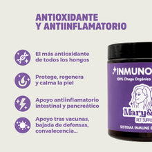 Cargar imagen en el visor de la galería, Mary&Trufa InmunoChaga 75 G. Inmunomodulador y antioxidante. Salud de articulaciones, piel y digestión