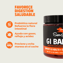 Cargar imagen en el visor de la galería, Super Snouts GI Balance 88 gr. Regulador Gastrointestinal 100% Natural. Prebiótico. Ayuda a microbiota.

