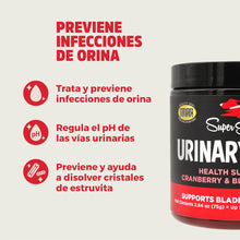 Cargar imagen en el visor de la galería, Super Snouts Urinary Berry 75 gr. Ayuda al Tracto Urinario. Antioxidante Natural. Vitamina C.
